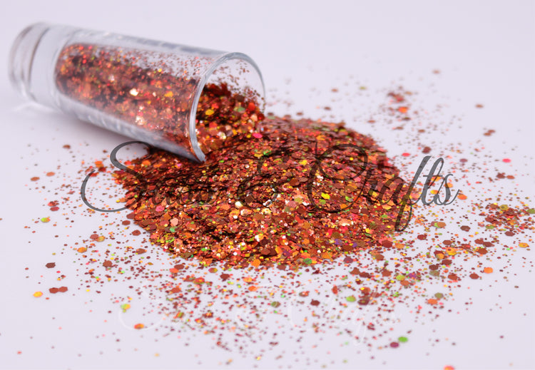 Laser Burnt Orange Chunky - 2 oz