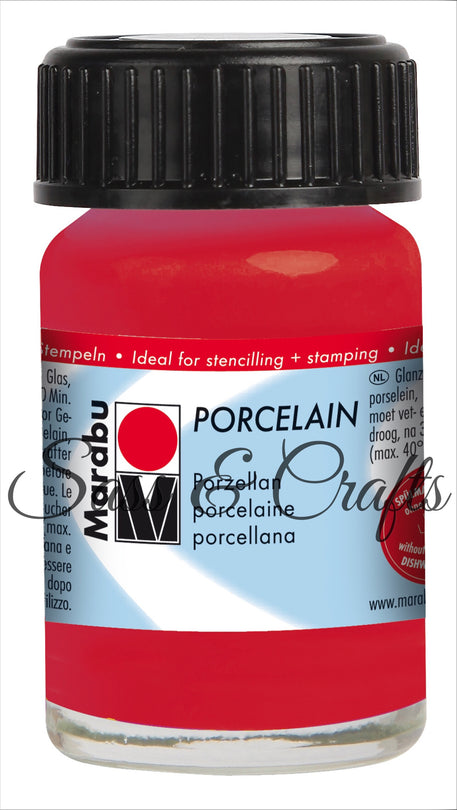 Porcelain Paint Cherry - 15ml