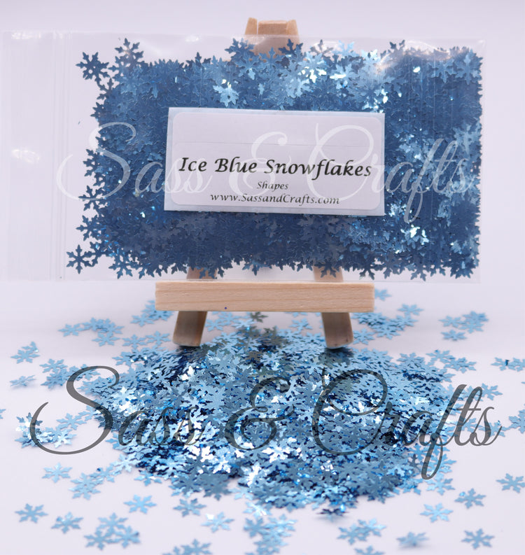 Ice Blue Snowflakes - 1 oz
