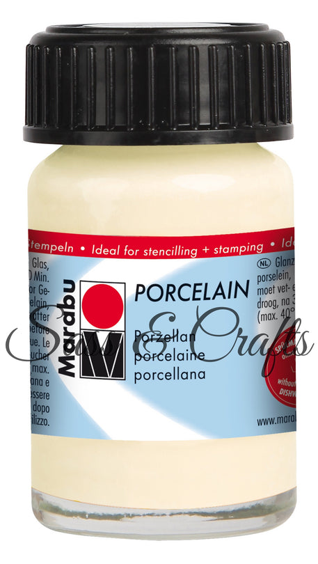 Porcelain Paint Ivory - 15ml