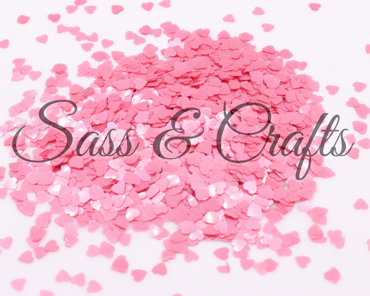 Pearl Pink Hearts - 1 oz