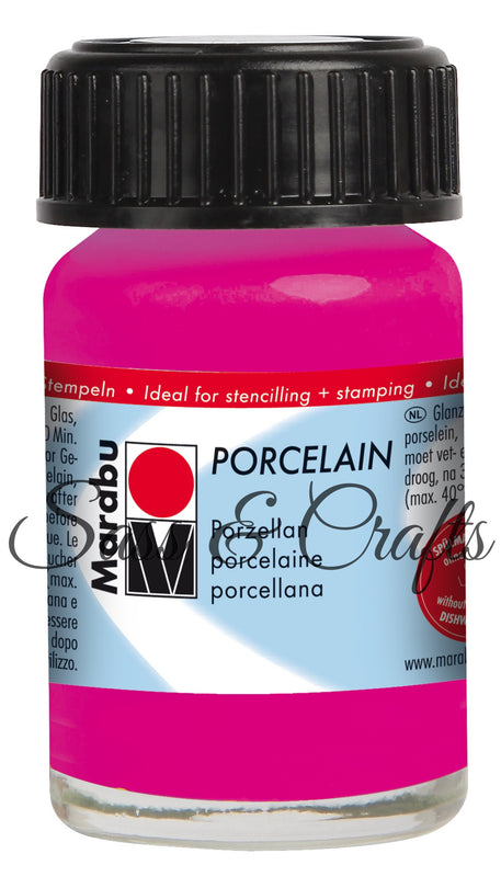 Porcelain Paint Raspberry - 15ml