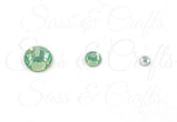 Opal Jade Glass Rhinestones