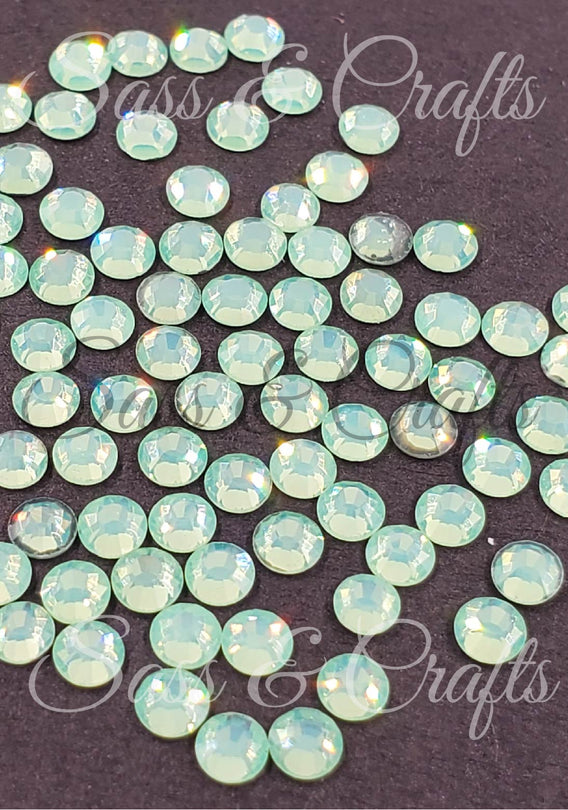 Opal Jade Glass Rhinestones