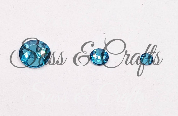 Aqua Bohemica Glass Rhinestones