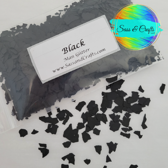 Man Glitter - Black - 1 oz
