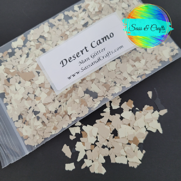 Man Glitter - Desert Camo - 1 oz