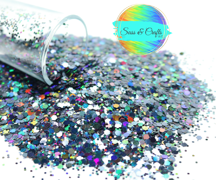 Holo Black Chunky - 2 oz