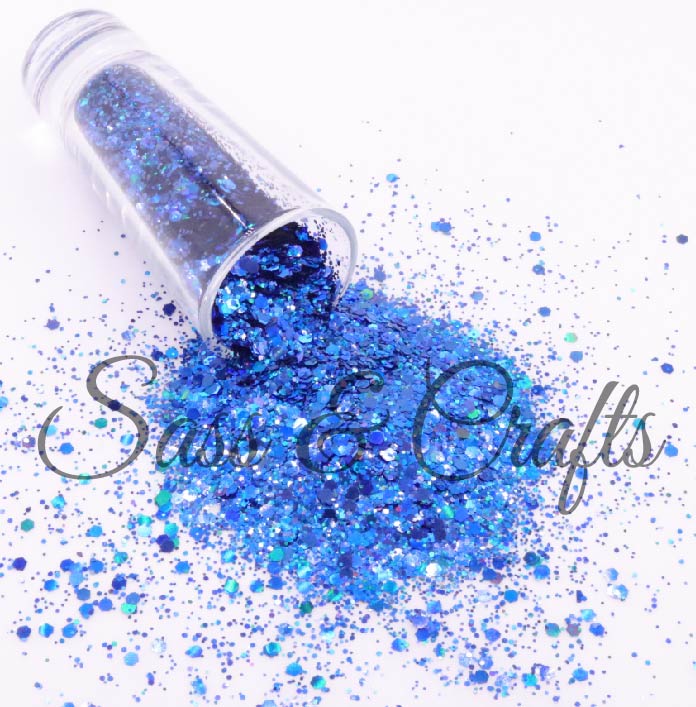 Holo Royal Blue Chunky - 2 oz
