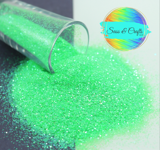 Neon Green Mica, Neon Mica, Fluroscent Mica Powder, Craft Supplies