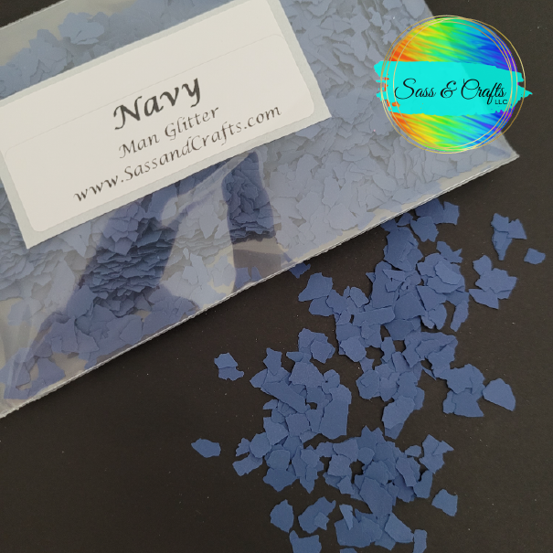 Man Glitter - Navy - 1 oz