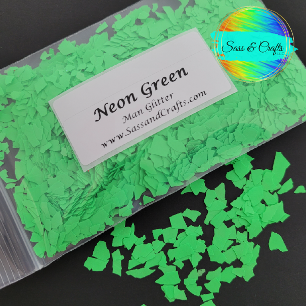 Man Glitter - Neon Green - 1 oz