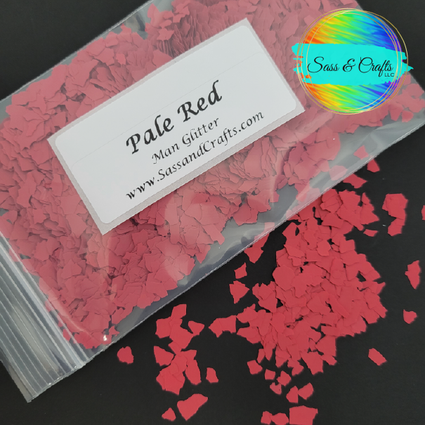 Man Glitter - Pale Red - 1 oz