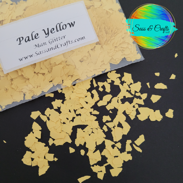 Man Glitter - Pale Yellow - 1 oz