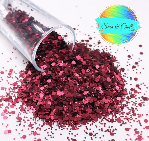 Pearl Maroon Chunky - 2 oz