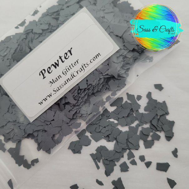 Man Glitter - Pewter - 1 oz