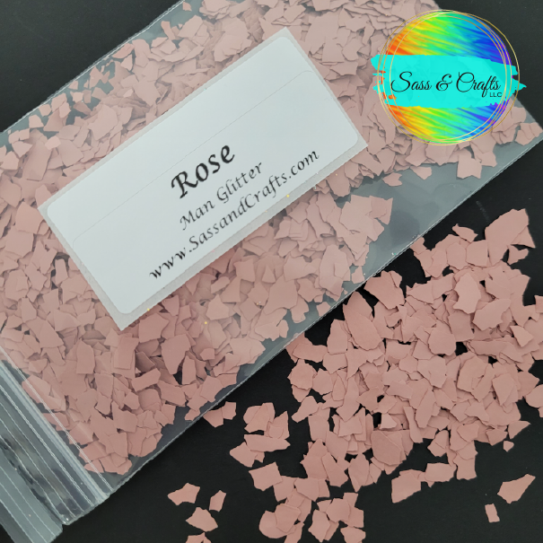 Man Glitter - Rose - 1 oz