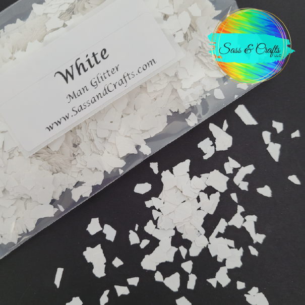 Man Glitter - White - 1 oz