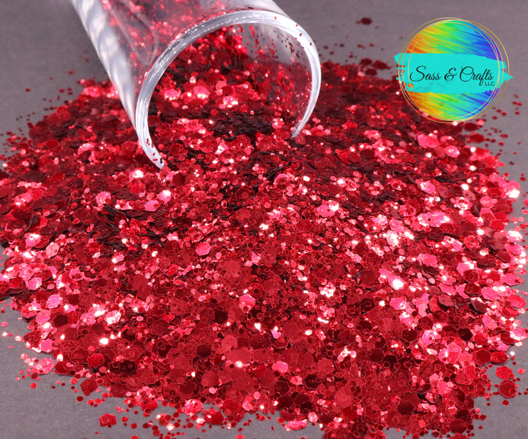 Candy Apple Red Chunky - 2 oz