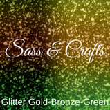 Glitter Gold-Bronze-Green Marabu Alcohol Ink