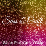 Glitter Pink-Green-Gold Marabu Alcohol Ink