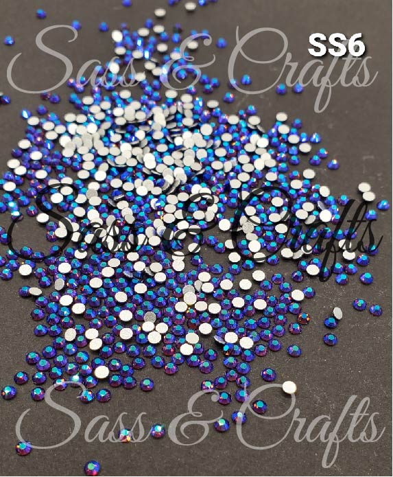 Amethyst AB Glass Rhinestones