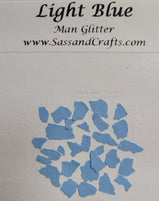 Man Glitter - Light Blue - 1 oz
