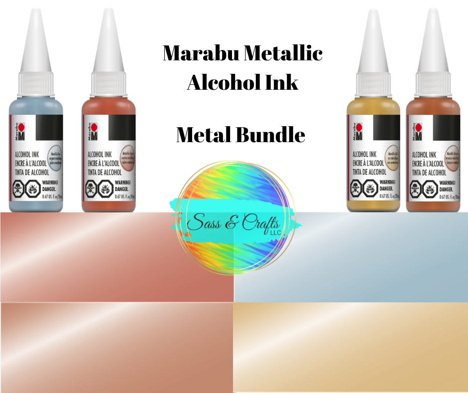 Marabu Metallic Alcohol Ink Brights Bundle – Sass & Crafts, LLC