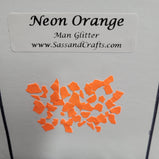 Man Glitter - Neon Orange - 1 oz
