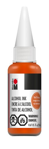 Red Orange Marabu Alcohol Ink