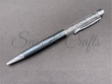 Skinny Pearlescent Ball Point Pen - Grey