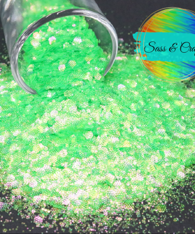 Neon Green Glass Rhinestones – Sass & Crafts, LLC