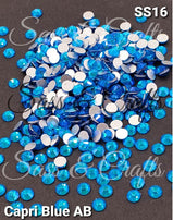 Capri Blue AB Glass Rhinestones