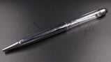 Skinny Ball Point Pen with Stylus - Chrome