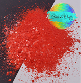 Pearlescent Red Chunky - 2 oz