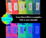Man Glitter - Neon Red - 1 oz